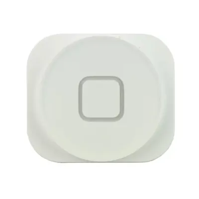 Apple iPhone 5 Home Button Outer with Plastic Key-White