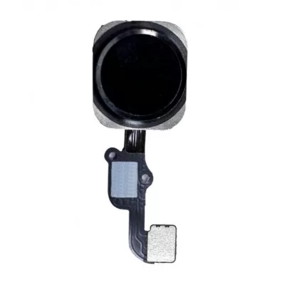 Apple iPhone 6 Home Button Complete-Outer Plastic with Inner Flex-Black