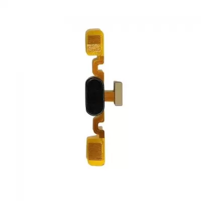 Gionee A1 Home Button Complete-Outer Plastic with Inner Flex-Black