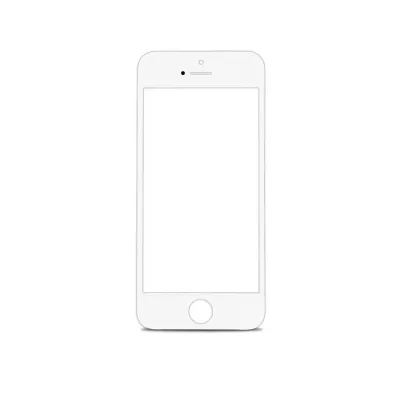 Apple iPhone 5 Front Glass - White