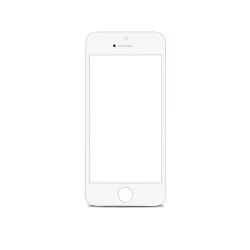 Apple iPhone 5s Front Glass - White