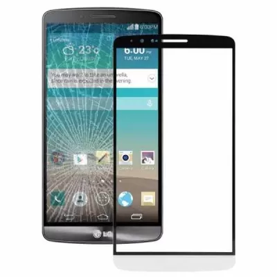 LG G3 D855 Front Glass - White