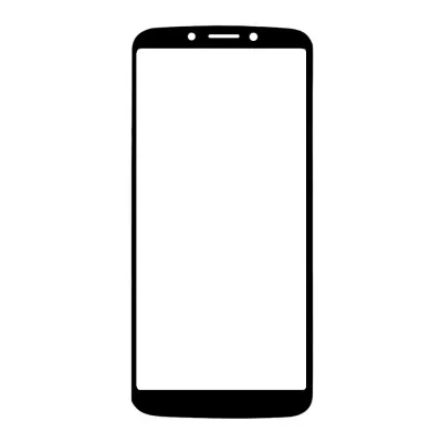 Motorola Moto E5 Front Glass - Black