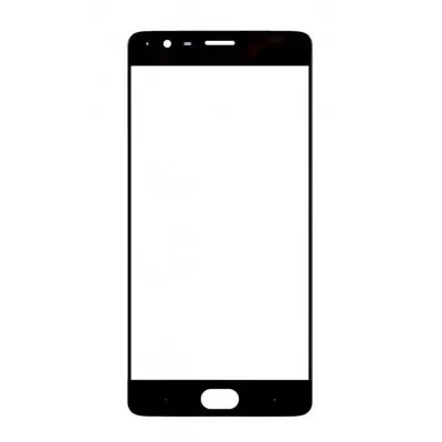 OnePlus 3 Front Glass - Black