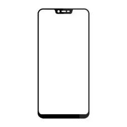 Oppo A3s Front Glass - Black