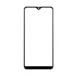 Oppo A7 Front Glass - Black
