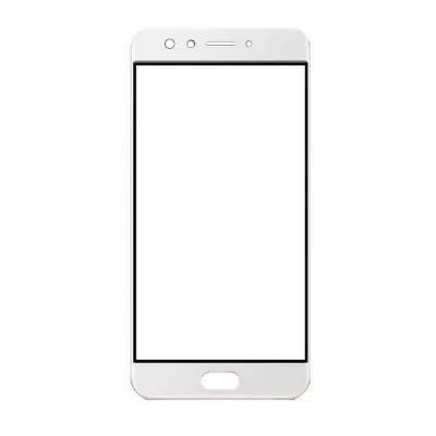 Oppo F3 Front Glass - White