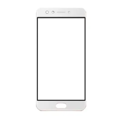 Oppo F3 Front Glass - White