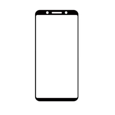 Oppo F5 Front Glass - Black