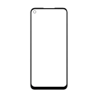 Realme 6 Front Glass - Black