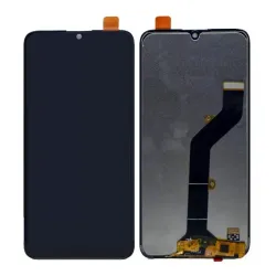 LCD with Touch Screen for Itel A48 - Black (Display Glass Combo Folder)