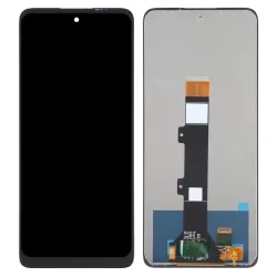 LCD with Touch Screen for Motorola Moto E22s - Black (Display Glass Combo Folder)