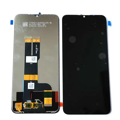 LCD with Touch Screen for Realme C30 - Black (Display Glass Combo Folder)
