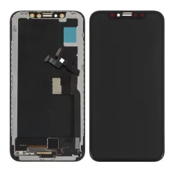 LCD with Touch Screen for Apple iPhone X 256GB - Black (Display Glass Combo Folder)