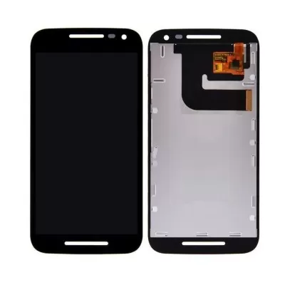 LCD with Touch Screen for Motorola Moto G - 3rd gen Display Combo Folder - Black
