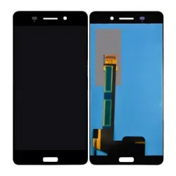 LCD with Touch Screen for Nokia 6 - Black (Display Glass Combo Folder)