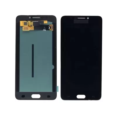 LCD with Touch Screen for Samsung Galaxy C7 Pro Display Combo Folder - Black
