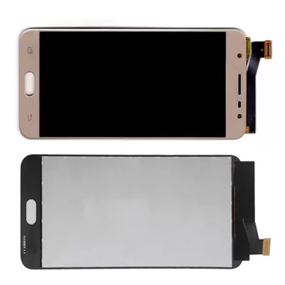 LCD with Touch Screen for Samsung Galaxy J7 Prime Original Display Combo Folder - Gold