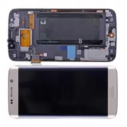 LCD with Touch Screen for Samsung Galaxy S6 Edge - Gold (Display Glass Combo Folder)