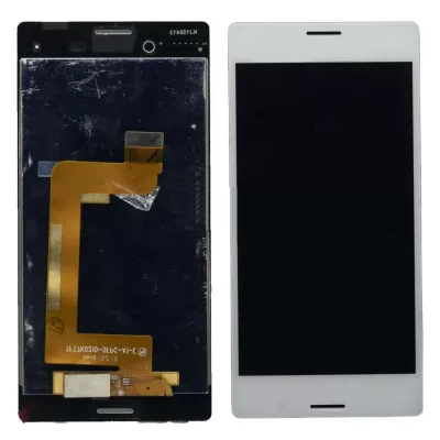 LCD with Touch Screen for Sony Xperia M4 Aqua Dual Display Combo Folder - White