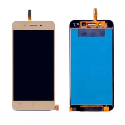 LCD with Touch Screen for Vivo Y53 Display Combo Folder - Gold