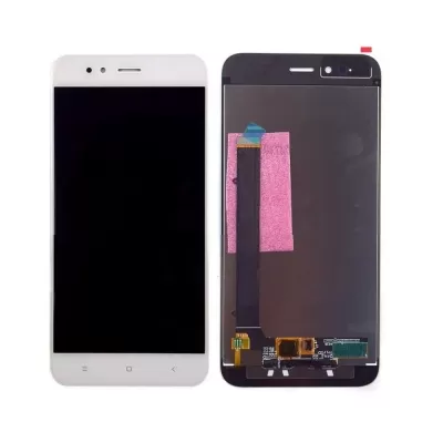 LCD with Touch Screen for Xiaomi Mi A1 Display Combo Folder White