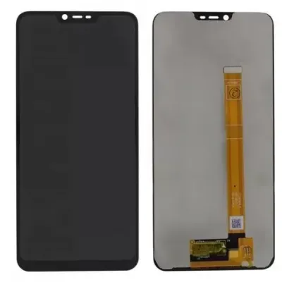 LCD with Touch Screen for Realme C1 - Black (Display Glass Combo Folder)