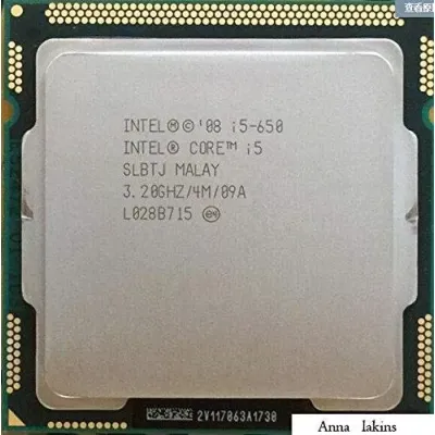 Intel Core i5-650 3.2GHz 3.20GHz 4 m Socket 1156 CPU Processor