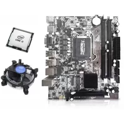 Zebronics H55 Chipset Board with Core i5 650 Processor Fan Combo Motherboard