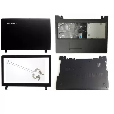 Lenovo Ideapad 100-15IBD LCD Top Cover Bezel Hinges with Touchpad Palmrest with Bottom Base Full Body Assembly