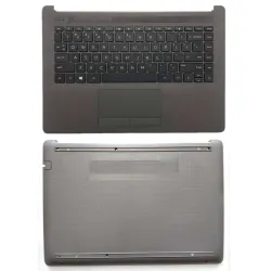 HP 14q-cs 14q-cs0029TU Touchpad Palmrest Keyboard with Bottom Base