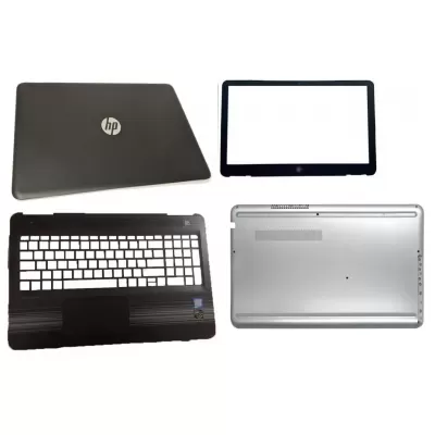 HP Pavilion 15-AU 15-AU134TX LCD Top Cover Bezel with Touchpad Palmrest and Bottom Base Full Body