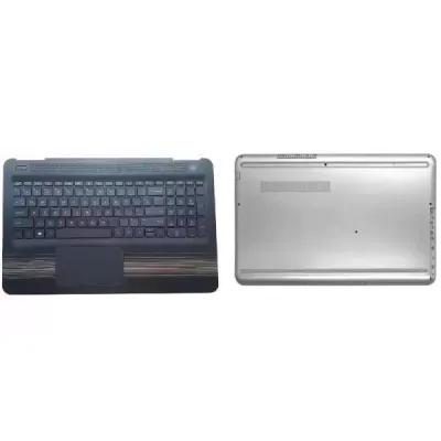 HP Pavilion 15-AU 15-AU134TX Touchpad Palmrest Keyboard with Bottom Base