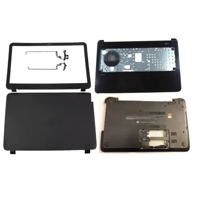 HP Pavilion 5-N 15-N215TU LCD Top Cover Bezel Hinges with Touchpad Palmrest and Bottom Base Full Body Assembly