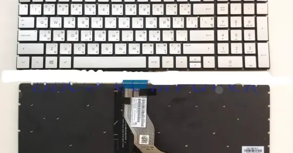 HP 15AU Replacement Laptop Keyboard – US Layout, Backlit, Black (Generic)