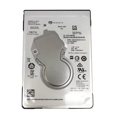 Seagate 1TB Laptop HDD 2.5 Inch 5400 RPM 6Gbps SATA Hard Disk Drive