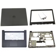 Dell Latitude 3450 LCD Top Cover Bezel Hinges with Touchpad Palmrest and Bottom Base Full Body Assembly