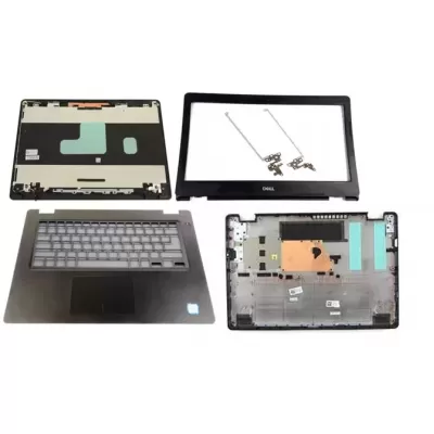 Dell Latitude 3490 LCD Top Cover Bezel Hinges with Touchpad Plamrest and Bottom Base Full Body Assembly