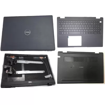 Dell Latitude 3510 E3510 LCD Top Cover Bezel Hinges with Palmrest Keyboard and Bottom Base Full Body Assembly