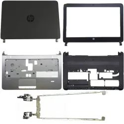 HP ProBook 430 G2 LCD Top Cover Bezel Hinges with Touchpad Palmrest and Bottom Base Full laptop Body Assembly
