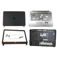 HP ProBook 440 G2 LCD Top Cover Bezel Hinges with Palmrest no Touchpad and Bottom Base Full Body