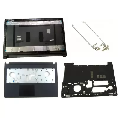 Dell Inspiron 5558 LCD Top Cover Bezel Hinges with Touchpad Palmrest and Bottom Base Full Body Assembly