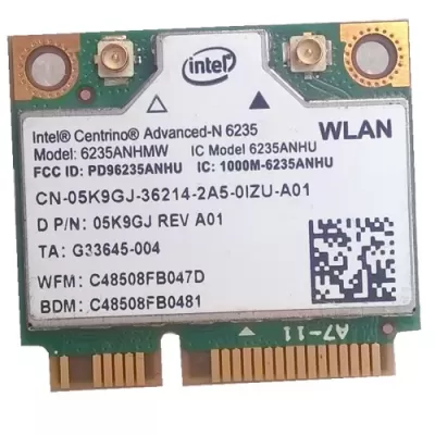Dell Intel Centrino Advanced-N 6235 Wireless WiFi Card Mini-PCI Express 5K9GJ