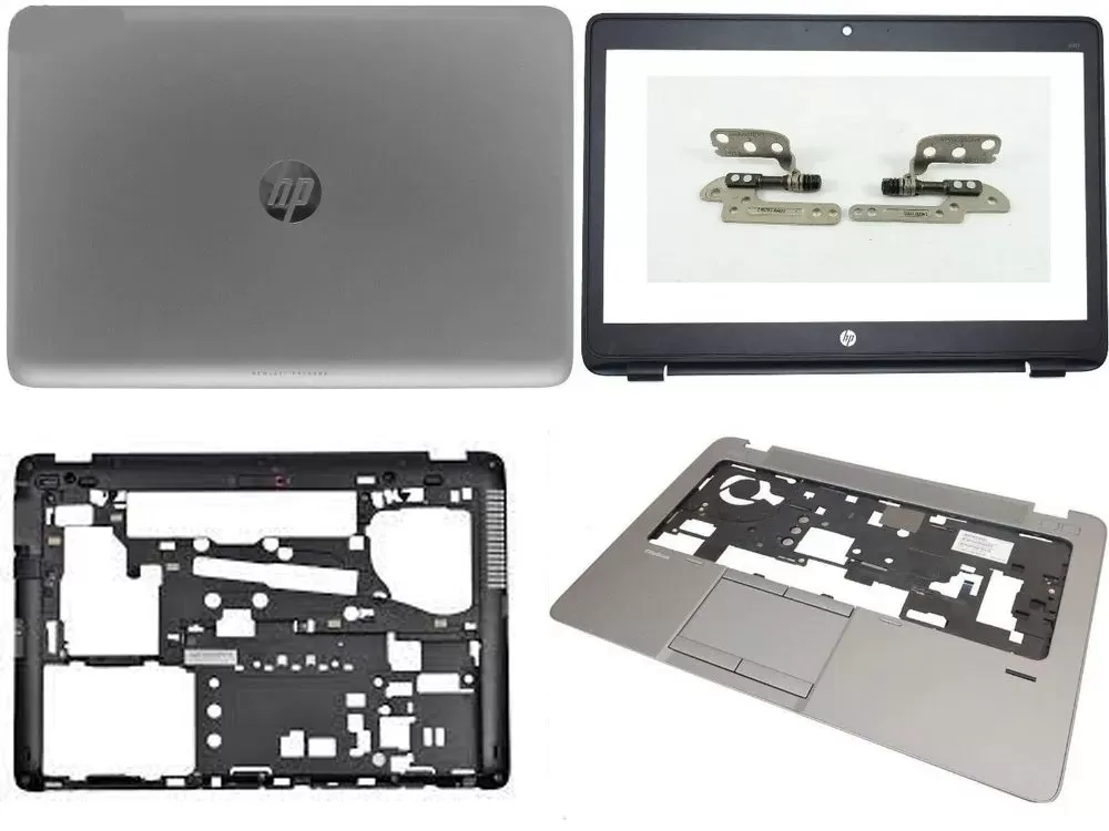 HP EliteBook 840 G1 LCD Top Cover Bezel hinges with Touchpad