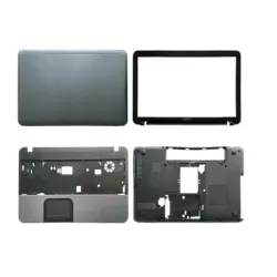 Toshiba Satellite C850D LCD Top Cover Bezel Hinges with Palmrest Bottom Base