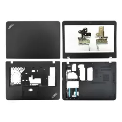 Lenovo ThinkPad E450 LCD Top Cover Bezel Hinges with Touchpad Palmrest and Bottom Base Body Assembly