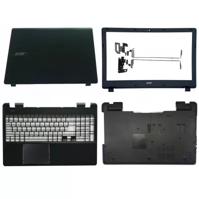 Acer E5-571G-51M8 LCD Top Cover Bezel Hinges with Touchpad Palmrest and Bottom Base Full Body Assembly