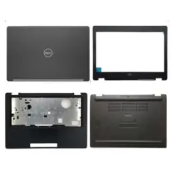 Dell Latitude E5280 LCD Top Cover Front Bezel with Touchpad Palmrest and Bottom Base Body Assembly