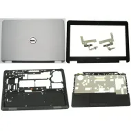 Dell Latitude E7240 7240 LCD Top Cover Bezel with Hinges ABH with Touchpad Plamrest and Bottom Base Full Laptop Body Assembly