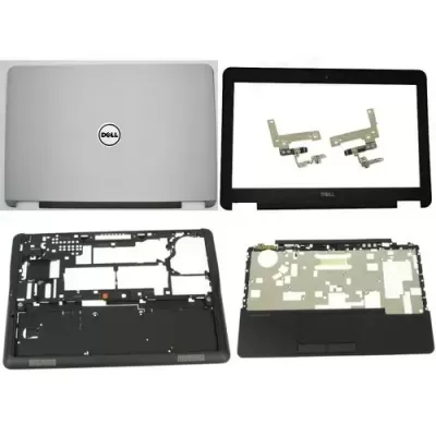 Dell Latitude E7240 7240 LCD Top Cover Bezel with Hinges ABH with Touchpad Plamrest and Bottom Base Full Laptop Body Assembly